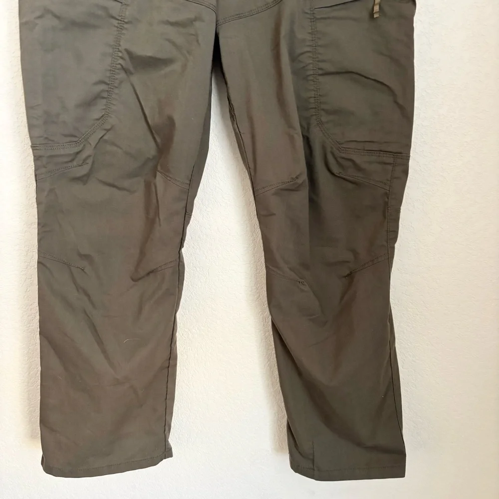 5.11 Tactical Green Cargo Pants Mens Size 36 Polyester Cotton Stretch Outdoor - Picture 4 of 14